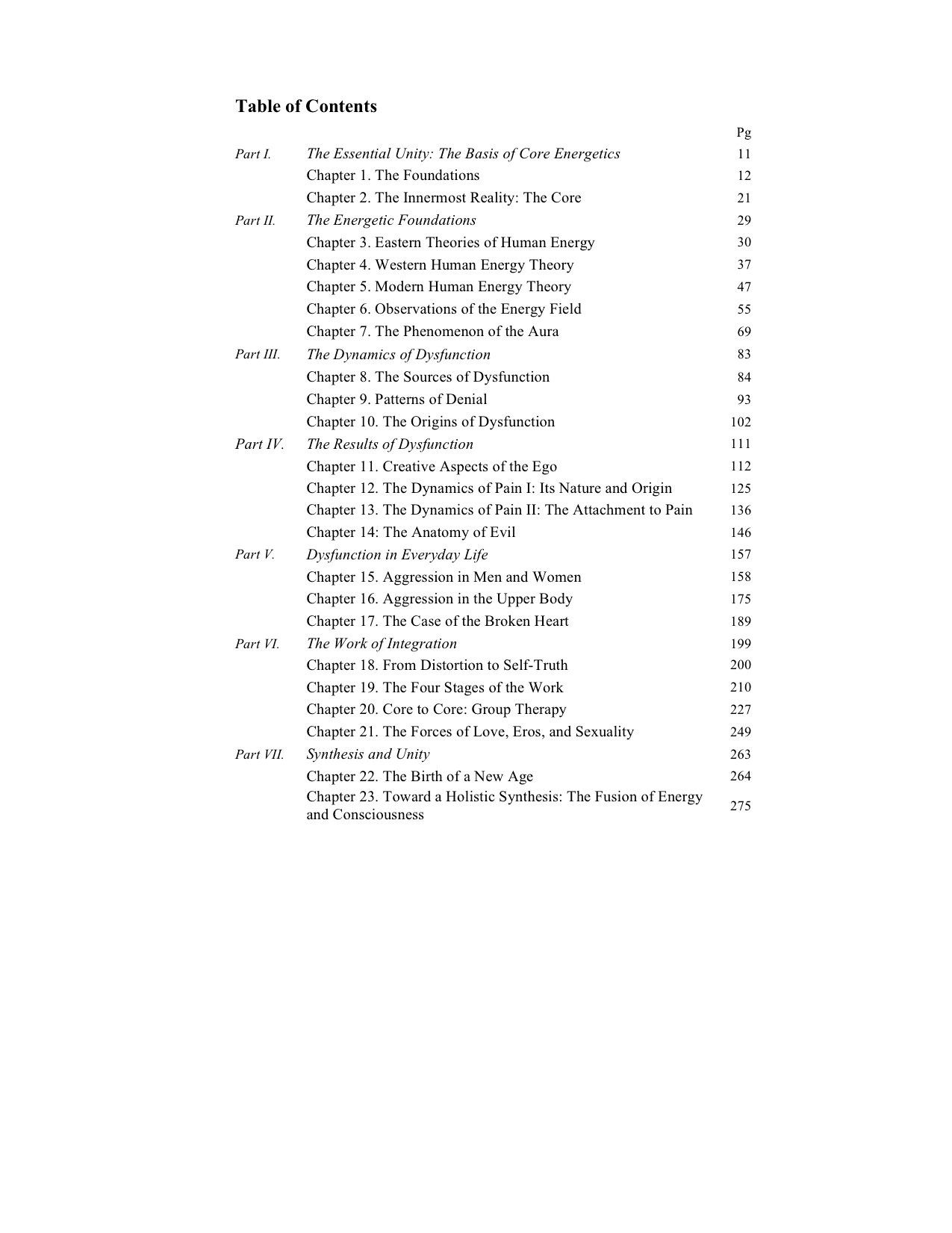Inside Core Energetics — page 1